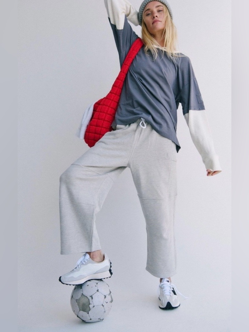 NWT Free People Top Score Barrel Pants